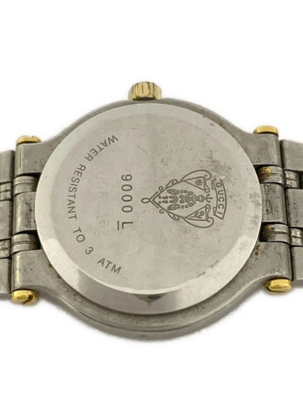 GUCCI - 9000L 0****** Silver Gold Women's Wrist Watch - Picture 4 of 5